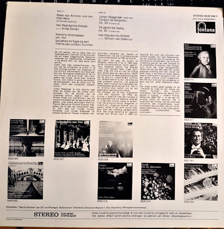 Residentie Orkest – Piet Hein Rapsodie - Kuhnau Variaties