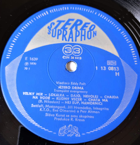 V. E. Fořt – Jezero Dřímá, Trampské Písně V. E. Fořta