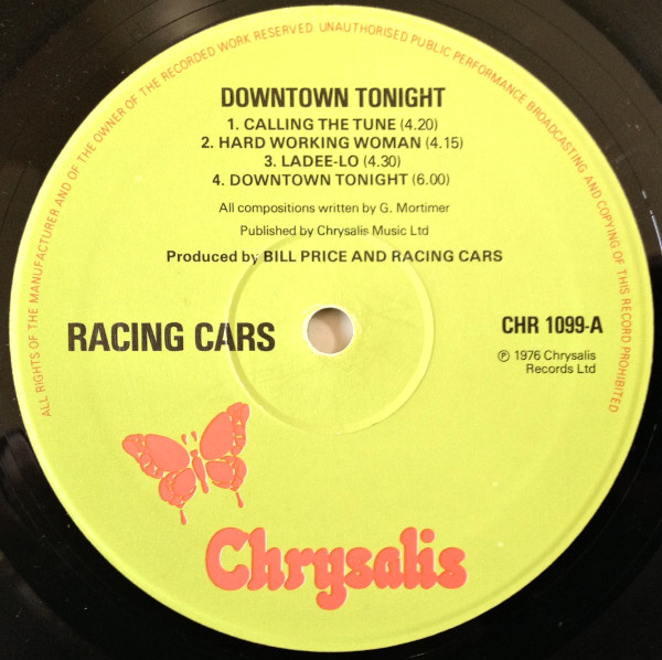 Racing Cars – Downtown Tonight