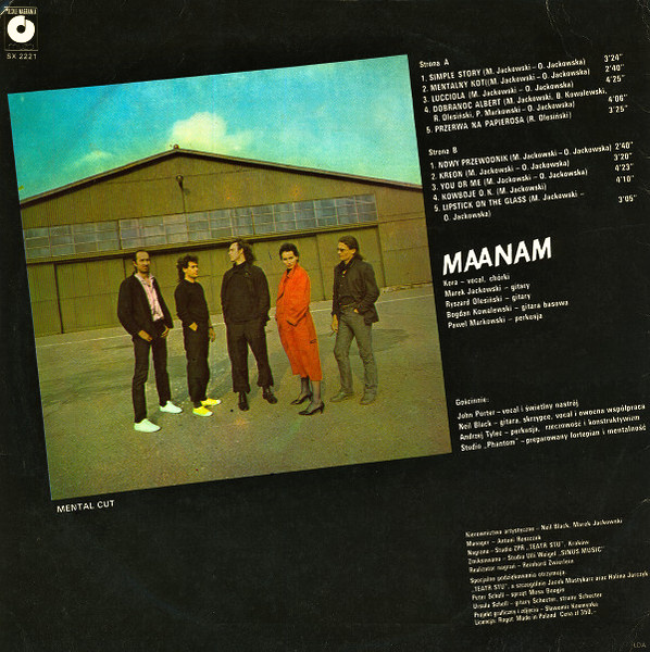 Maanam – Mental Cut (Nová - Nehraná)