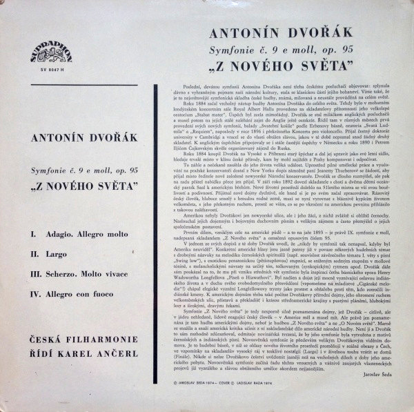 Antonín Dvořák – Symfonie Č. 9 E Moll, Op. 95 Z Nového Světa